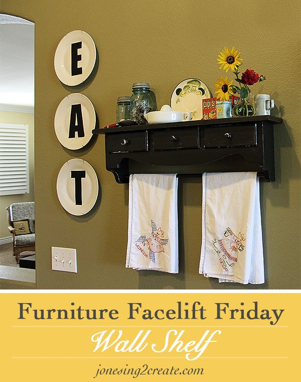 Furniture Facelift Friday: Wall Shelf wallshelf