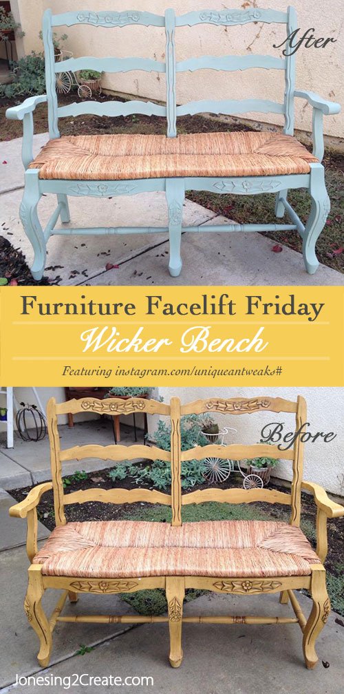 wicker-bench