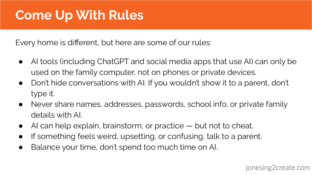 Family Rules for AI