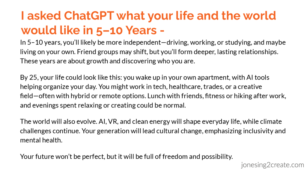 ChatGPT prediction on the future