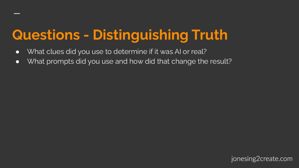 Youth Church Activity on Artificial Intelligence How to Distinguish Truth