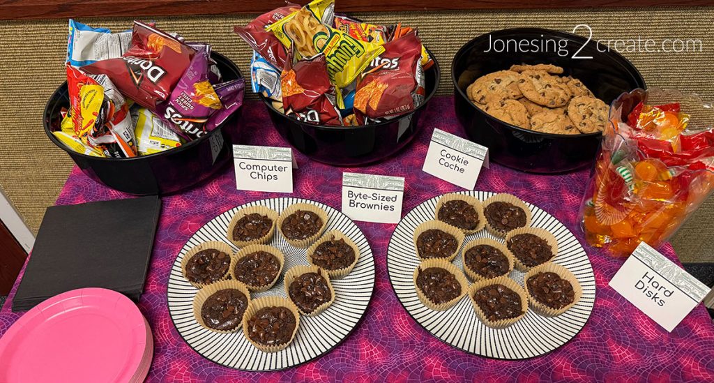 Computer and AI themed treats